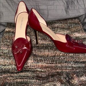 Ellen Tracy Burgundy Women's Heels